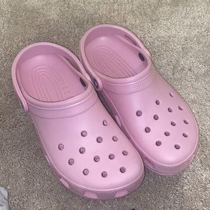 Pink Crocs